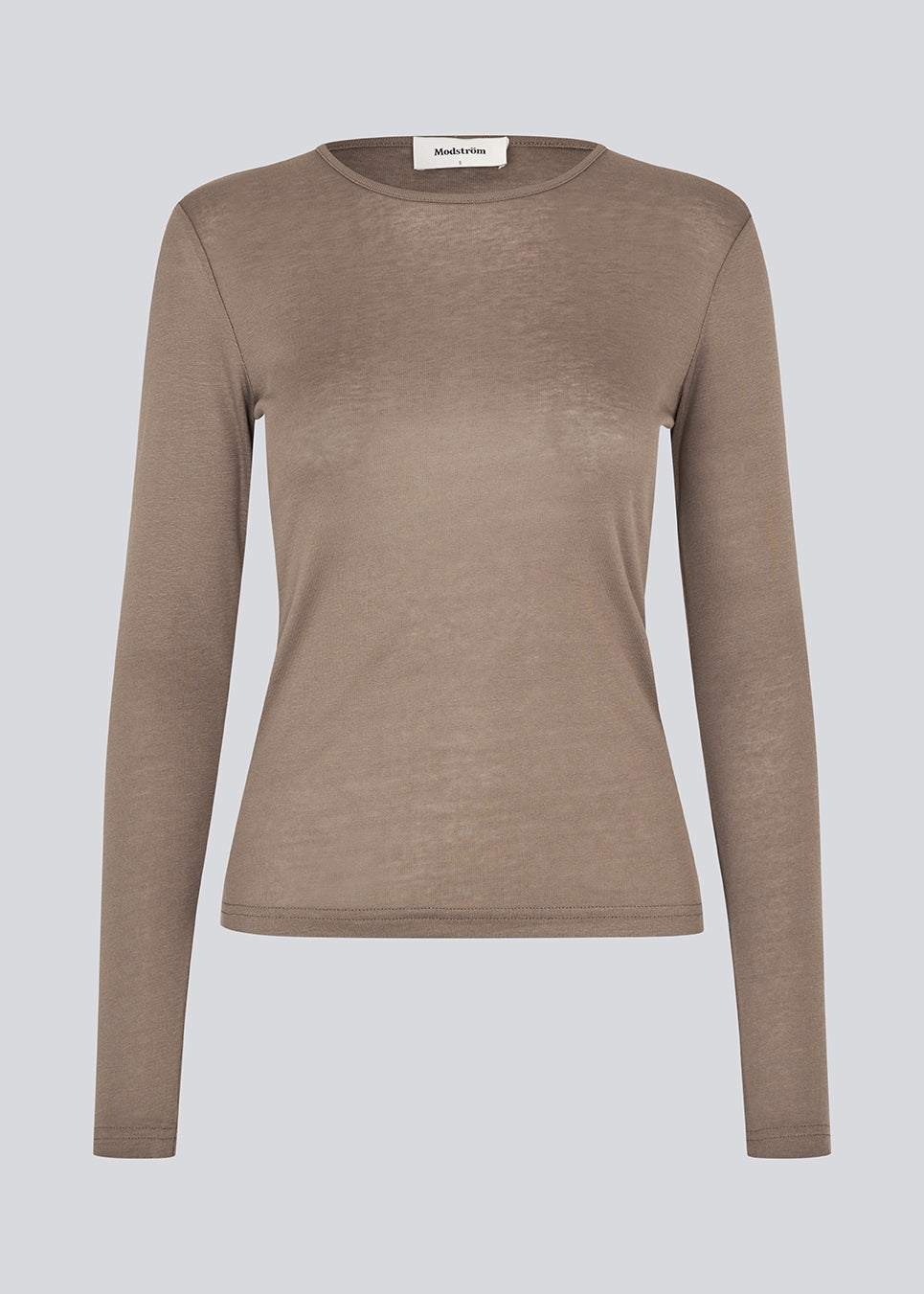 HarperMD LS top is a slim-fitting top with long sleeves and a round neck made from a thin, soft jersey