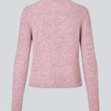 Fitted cardigan in a soft knit. TreeMD cardigan has a high neck and a zipper closure in front.