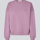 Sweatshirt in purple with logo made in a cotton mixture. Paulamd sweat has a round neckline and ribbing at the sleeves and bottom.&nbsp;