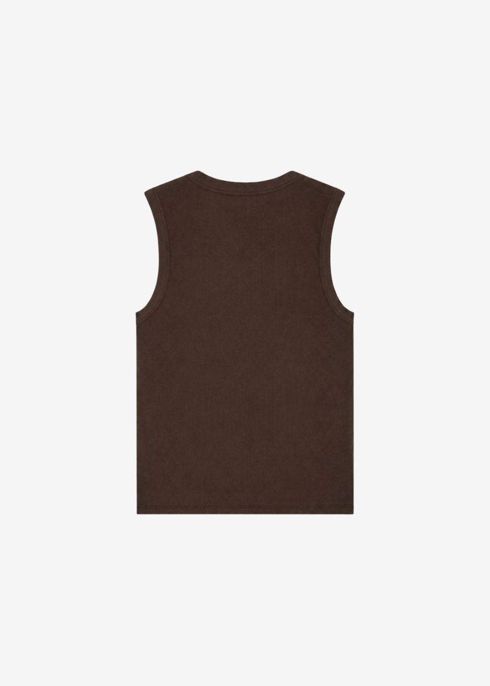 Fitted sleeveless top with a deep V-neckline. Igormd v-neck top is made from ribbed organic cotton with stretch. Wear it beneath an open shirt or with wide-leg trousers.