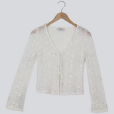 Modström Preloved TildeMD ls lace top - Soft White