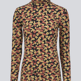 Modström Preloved Alex print rollneck - Flower mix