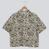 Modström Preloved IshaMD print shirt - Zebra