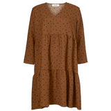 Modström Preloved Richie print dress - Brown dot