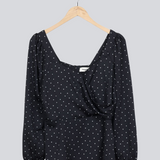Modström Preloved Elvira print top - Polka