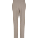 Gale straight pants i farven Satelite er en herreinspireret buks med lige, smalle ben. Buksens design holdes klassisk med pressefolder og en mellemhøj talje. Modellen er 173 cm og har en størrelse S/36 på Indersøm (S/36): 82 cm Bukserne forlænges med 0,5 cm for hver størrelse.
