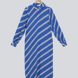 Modström Preloved CenniMD print dress - Azure Stripe