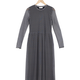 Modström Preloved Fairy print dress - Blue Camel Check