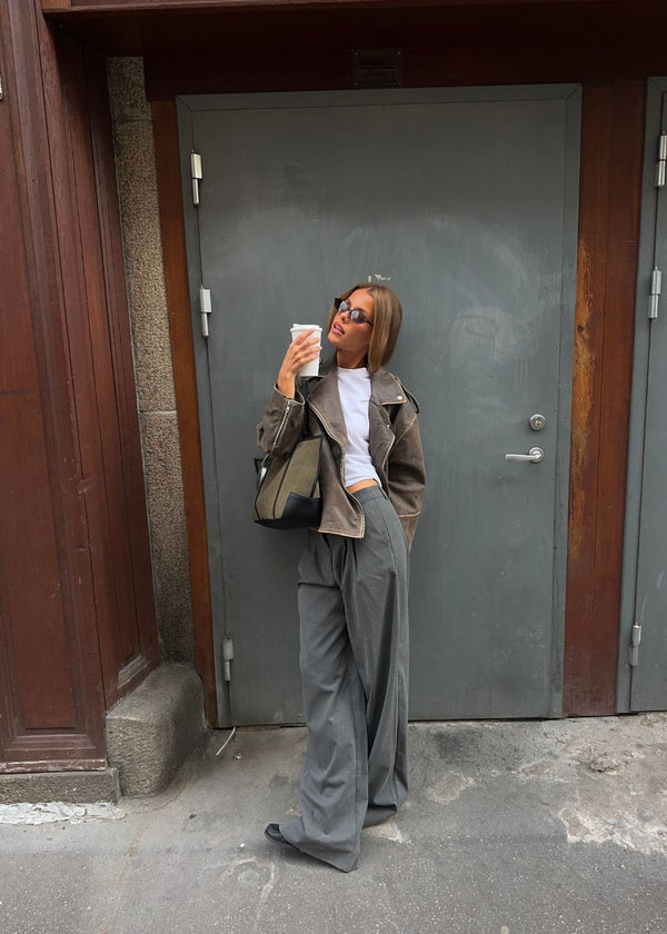 Tuesdaymd pants - Dark Grey Melange