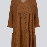 Modström Preloved Richie print dress - Brown dot