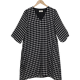 Modström Preloved Evita dress - Black Check