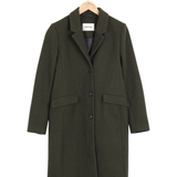 Modström Preloved Pamela coat - Empire Green