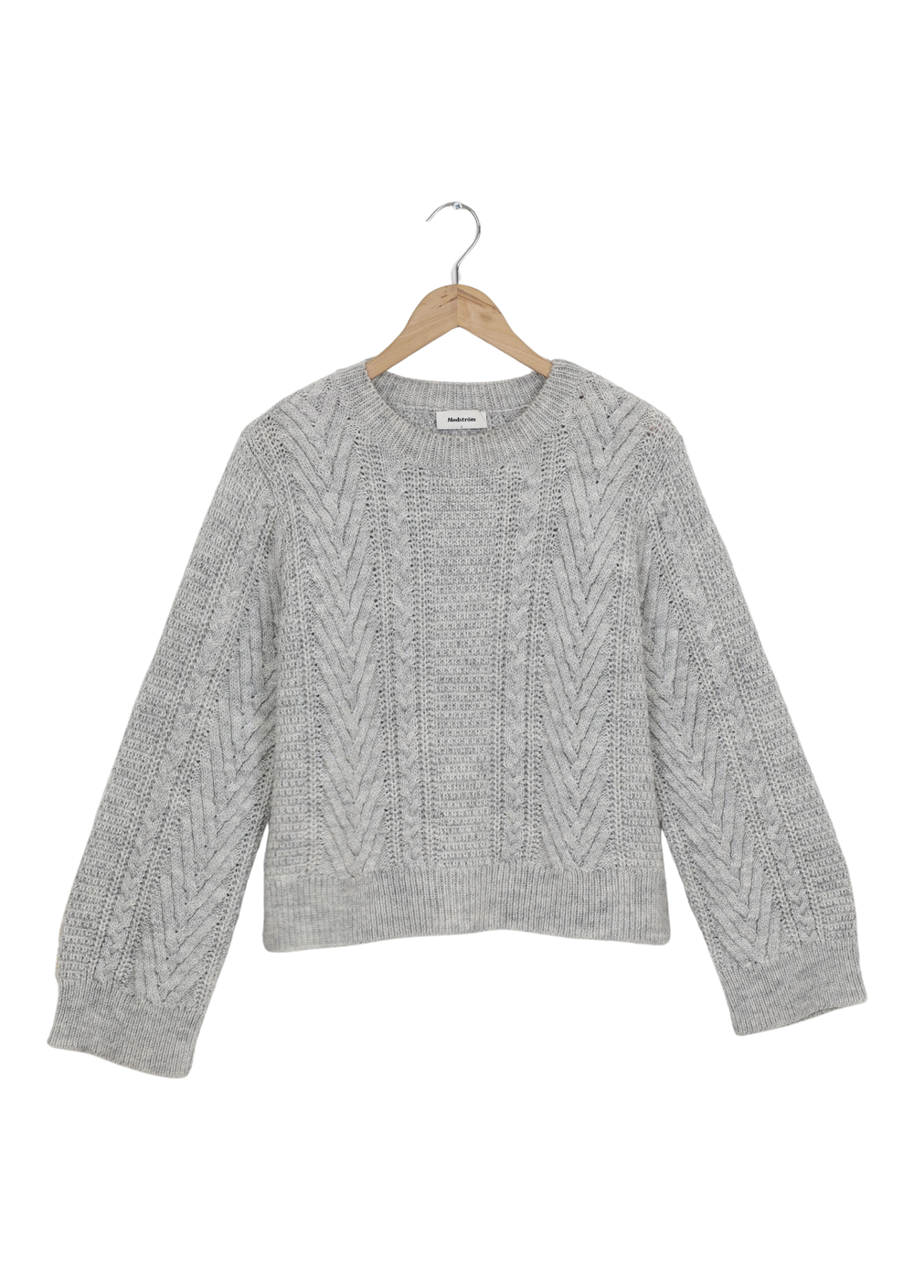 Modström Preloved GrannonMD o-neck - Grey Melange