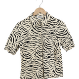 Modström Preloved IshaMD print shirt - Zebra