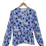 Modström Preloved TorahMD print top - Blue Pearl Flower