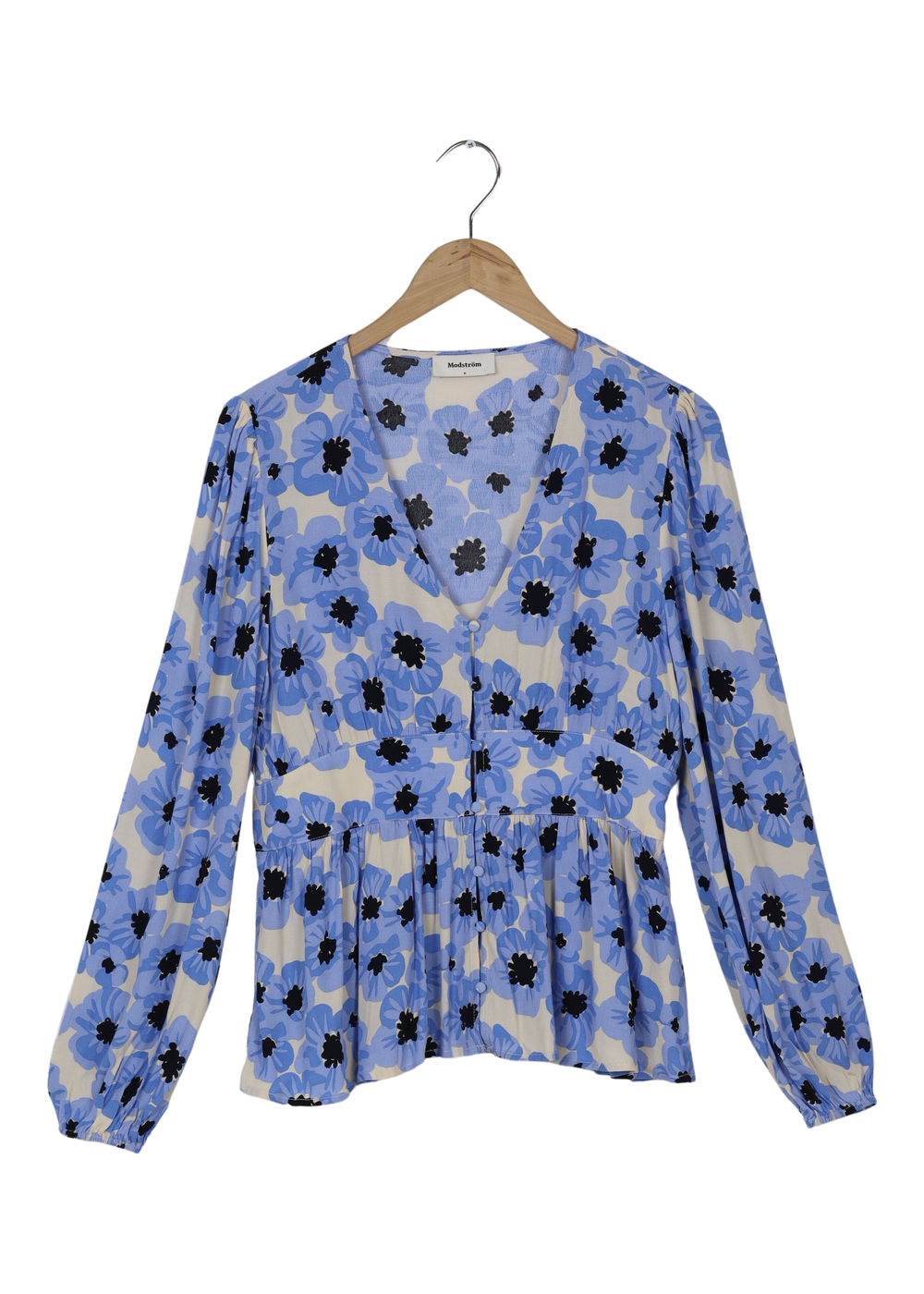 Modström Preloved TorahMD print top - Blue Pearl Flower