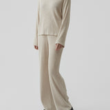 Modström Preloved Nimbus pants - Beige melange
