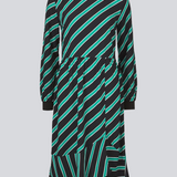 Modström Preloved Monet print dress - Candy stripe