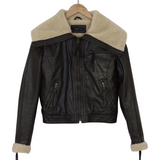 Modström Preloved Black leather jacket - Black