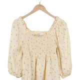 Modström Preloved Tinne print top - Lemon Bloom