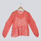 Modström Preloved Lana print top - Fire Leo