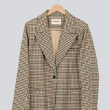 Modström Preloved OsvaldMD blazer - Forest Check