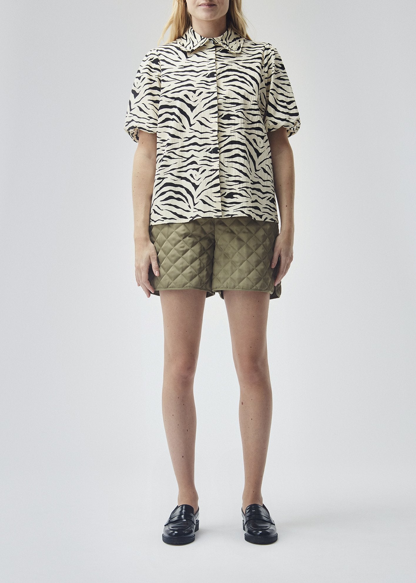 Modström Preloved IshaMD print shirt - Zebra