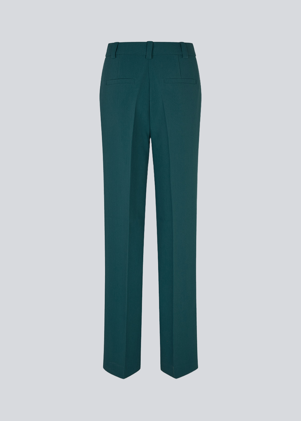 The dark green gale pants has a classic design. The pants has straight, wide legs with pressfolds, which creates an elegant look.