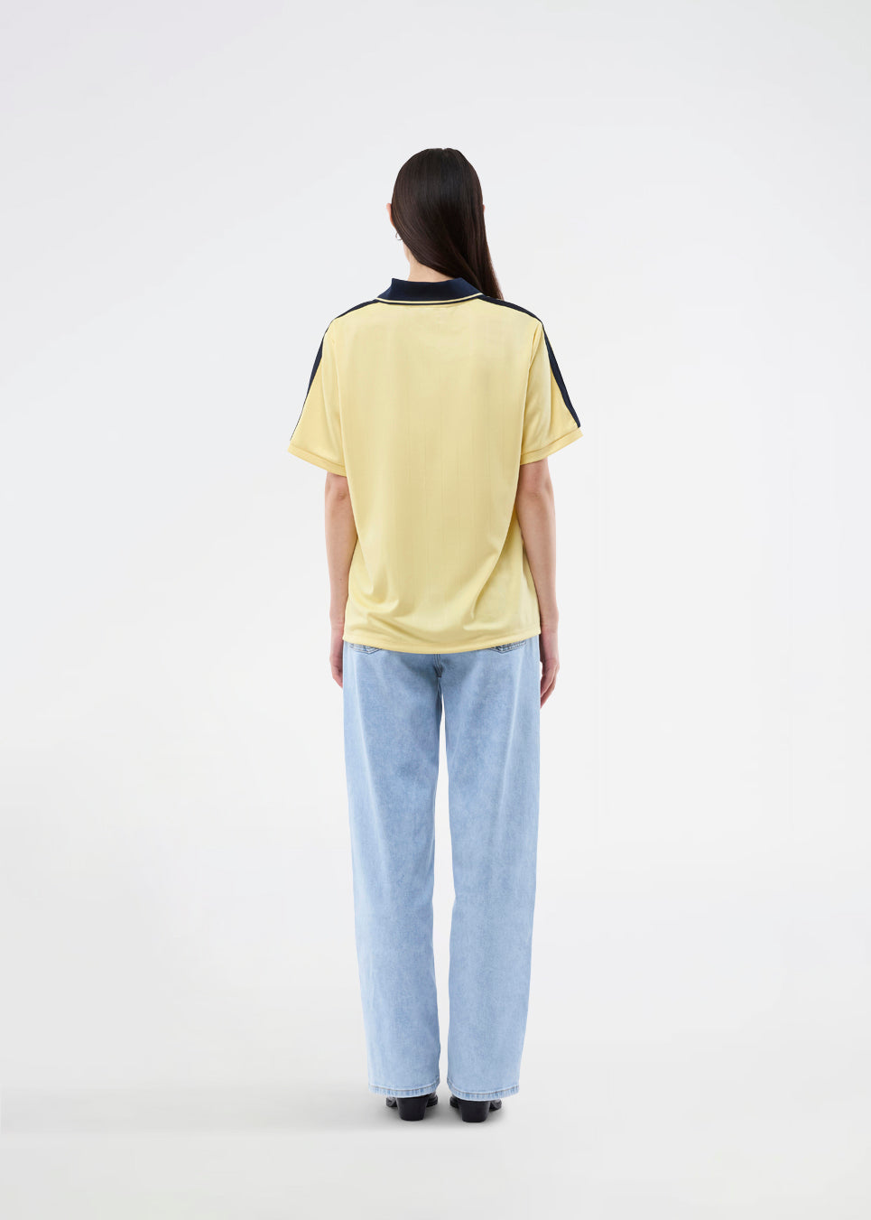 1971 SS polo - Yellow/Navy