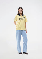 1971 SS polo - Yellow/Navy