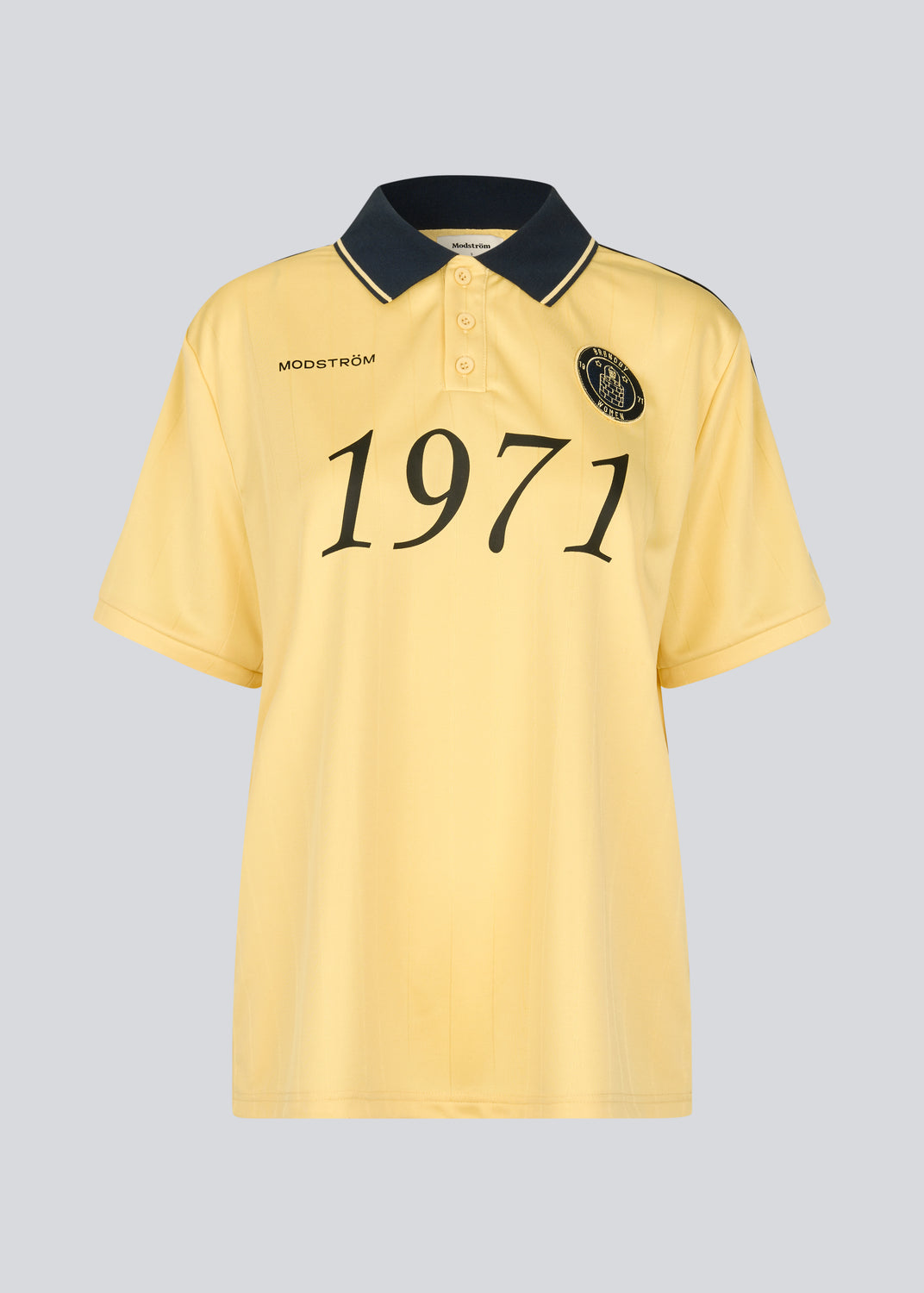 1971 SS polo - Yellow/Navy