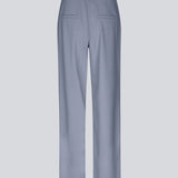 Pants in a relaxed fit. AnkerMD wide pants have a regular waist with pleats in front and wide, long legs. Decorative back pockets and side pockets.
