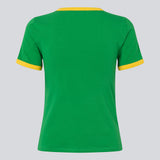 Fitted T-shirt with Brazil logo. The AstaMD Brasil T-Shirt features contrast trims on the short sleeves and round neckline. A sporty and modern T-shirt, perfect for everyday and casual looks.
 