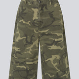 Long cargo shorts in camouflage print. The AthenaMD Long Shorts are made from cotton denim and feature pockets, belt loops, and a button-and-zip fly closure. A modern and stylish choice for relaxed summer looks.
 
