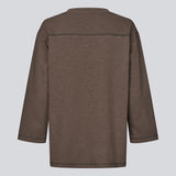 3/4-sleeve thick T-shirt with logo. The BambooMD T-Shirt is made from 100% organic cotton, features a round neckline, and has a relaxed fit in a thick, comfortable fabric – a cool and effortless style for everyday looks.