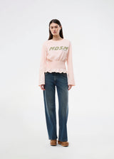 Long-sleeve T-shirt with smocked waist detail. The BariMD LS T-Shirt features a logo on the front, a round neckline, and combines a sporty look with feminine, flattering details -&nbsp;a trendy and effortless everyday favorite.