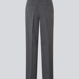 Pinstripe tailored trousers with a stylish belt detail. The BirnaMD Pants feature classic details such as a zip fly, belt loops, side pockets, and pressed creases, along with an exclusive belt accent - a chic and cool style that creates a modern, polished look.