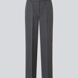 Pinstripe tailored trousers with a stylish belt detail. The BirnaMD Pants feature classic details such as a zip fly, belt loops, side pockets, and pressed creases, along with an exclusive belt accent - a chic and cool style that creates a modern, polished look.