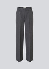 Pinstripe tailored trousers with a stylish belt detail. The BirnaMD Pants feature classic details such as a zip fly, belt loops, side pockets, and pressed creases, along with an exclusive belt accent - a chic and cool style that creates a modern, polished look.