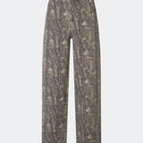 Jeans featuring a bold camouflage print and a relaxed straight-leg fit. CartonMD Print Jeans are designed with a high waist, classic five-pocket styling, belt loops, and a zip fly with button closure. The all-over print creates a modern statement look, while the straight silhouette makes them easy to style for both everyday wear and seasonal trends.