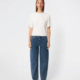 Classic T-shirt crafted from a soft and comfortable fabric. Ciliane T-shirt features a gently fitted silhouette with a crew neckline, short sleeves, and built-in shoulder pads that create a modern, structured look. Its clean, timeless design makes it a versatile wardrobe essential, perfect to wear on its own or layered under jackets, knitwear, and blazers.