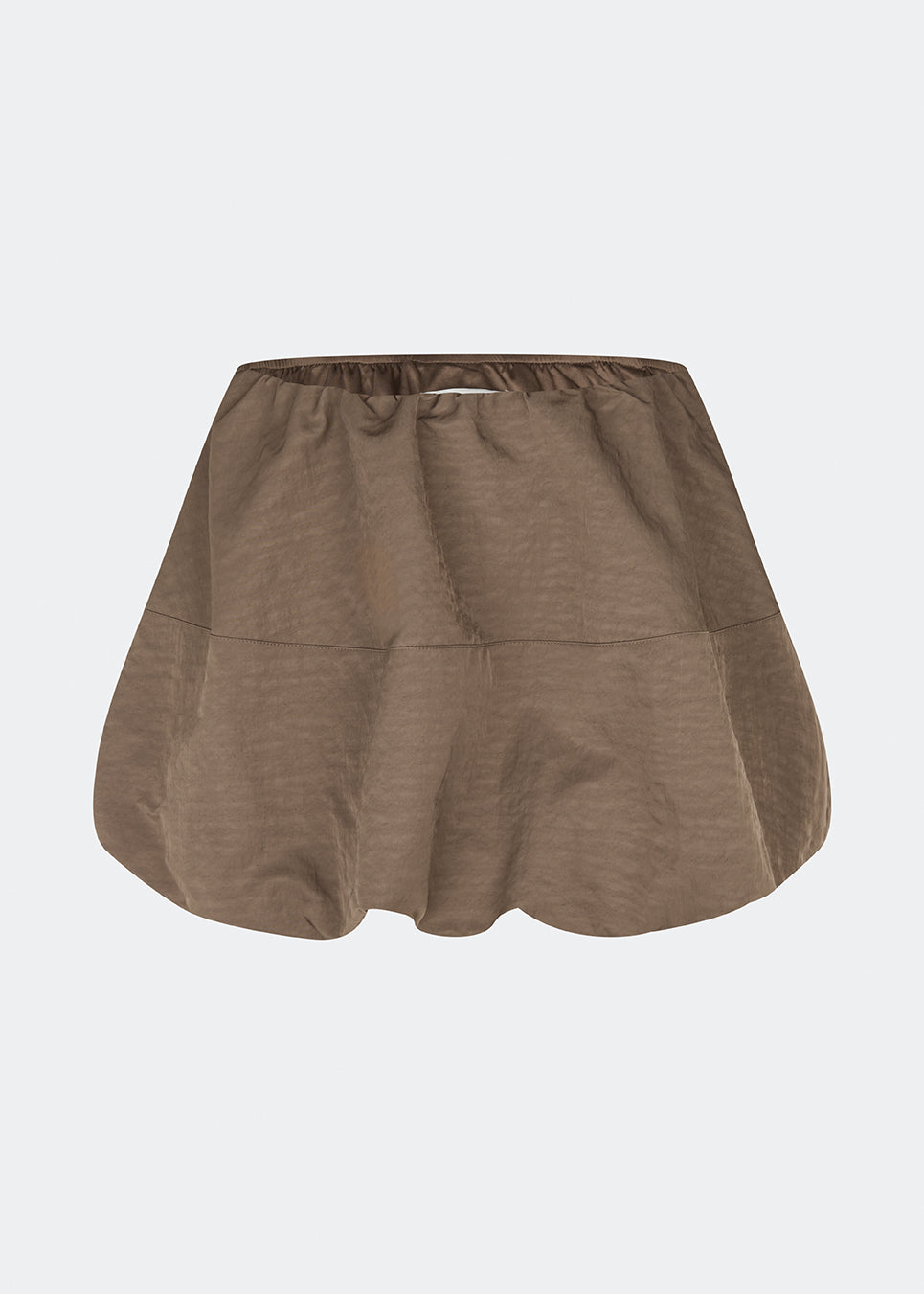 Voluminous balloon skirt with a modern look. Cirkelmd skirt is made from 100% recycled nylon and designed with an elastic waistband and a distinctive balloon silhouette for a feminine, statement-making shape. A stylish wardrobe piece that pairs effortlessly with everything from a simple T-shirt to an elegant top.