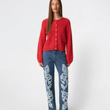 Crismd cardigan - Hibiscus