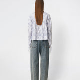 Cristanmd shirt - Blue striped jacquard
