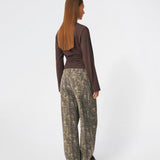 Dimetrimd LS t-shirt - Seal Brown