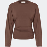 Dimetrimd LS t-shirt - Seal Brown