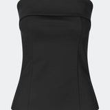 The Doritmd Top is an elegant strapless top with a fitted silhouette and a distinctive fold-over neckline for a modern, sophisticated look. Shaped seams create a flattering fit, while the concealed back zip ensures a clean finish. Pair it with the matching Doritmd Pants or a skirt for everything from elevated everyday dressing to evening occasions.