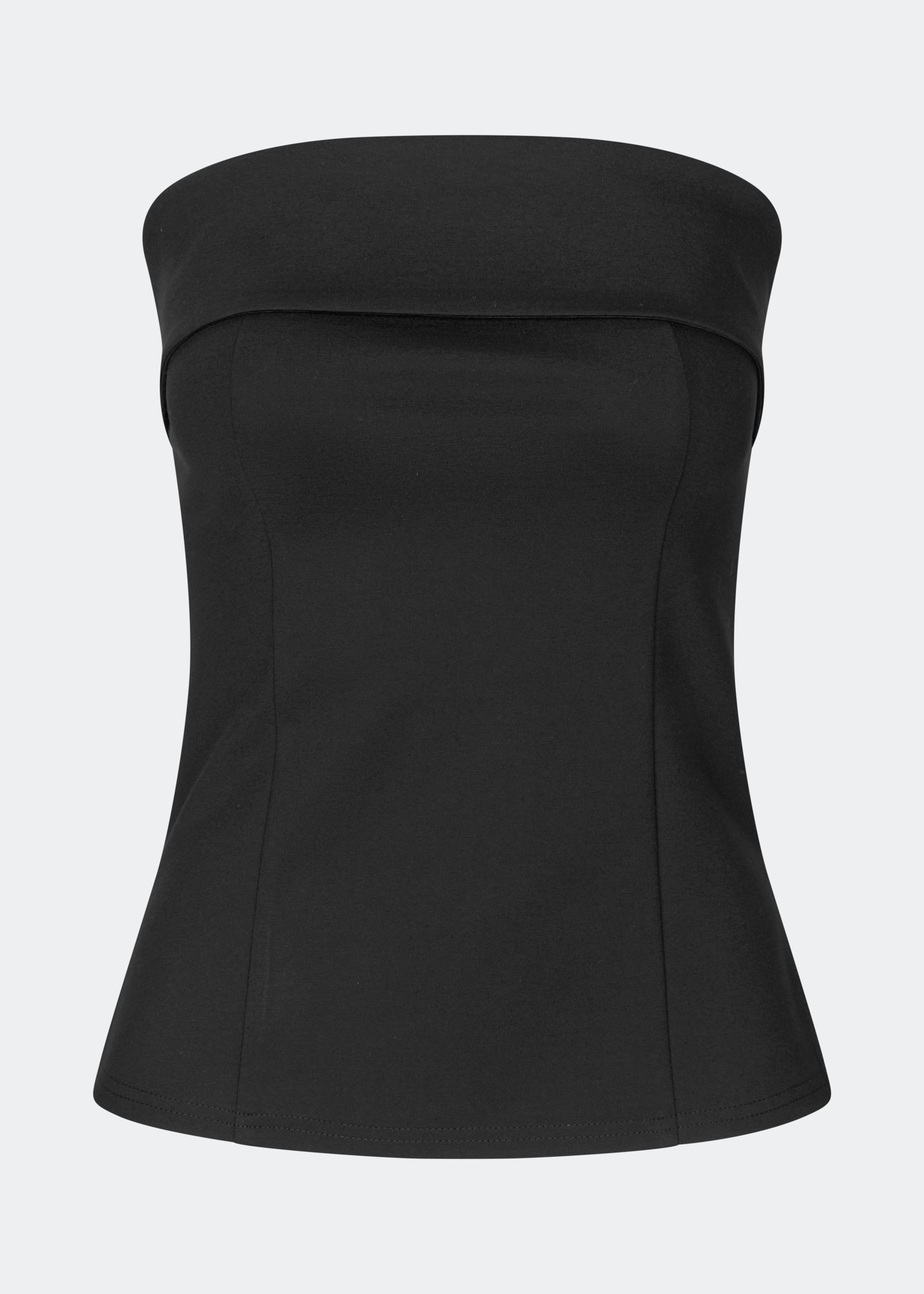 The Doritmd Top is an elegant strapless top with a fitted silhouette and a distinctive fold-over neckline for a modern, sophisticated look. Shaped seams create a flattering fit, while the concealed back zip ensures a clean finish. Pair it with the matching Doritmd Pants or a skirt for everything from elevated everyday dressing to evening occasions.