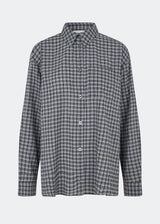 Classic shirt with a timeless checked pattern. Dorotheamd shirt is designed in a relaxed, slightly oversized silhouette with a classic collar, button-front closure, and a chest pocket. Long sleeves with buttoned cuffs complete the laid-back look. A versatile wardrobe staple that can be worn buttoned up with jeans or styled open over a T-shirt or tank top.
