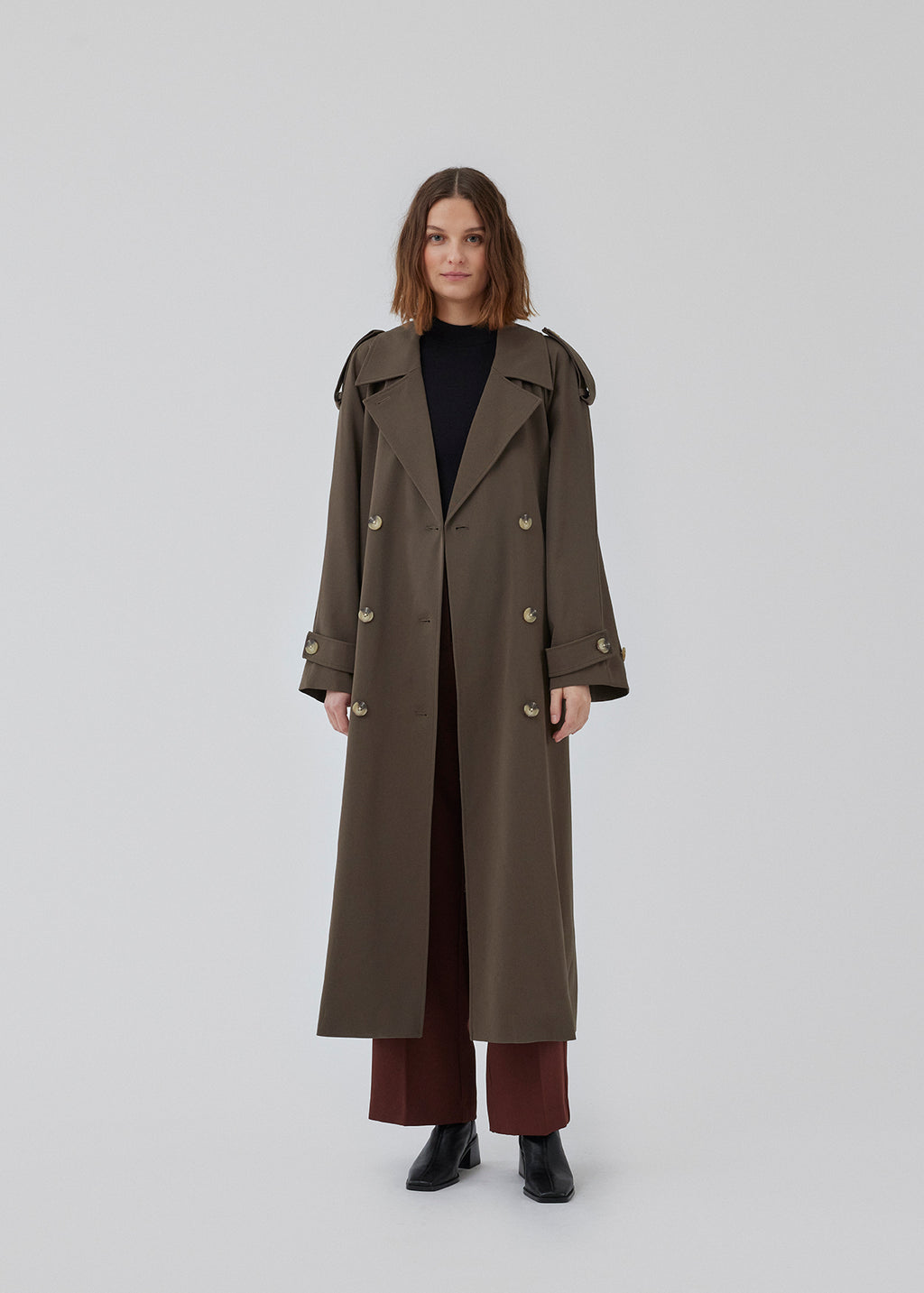 Mod Style Trench Coat newest by Monroe & Main